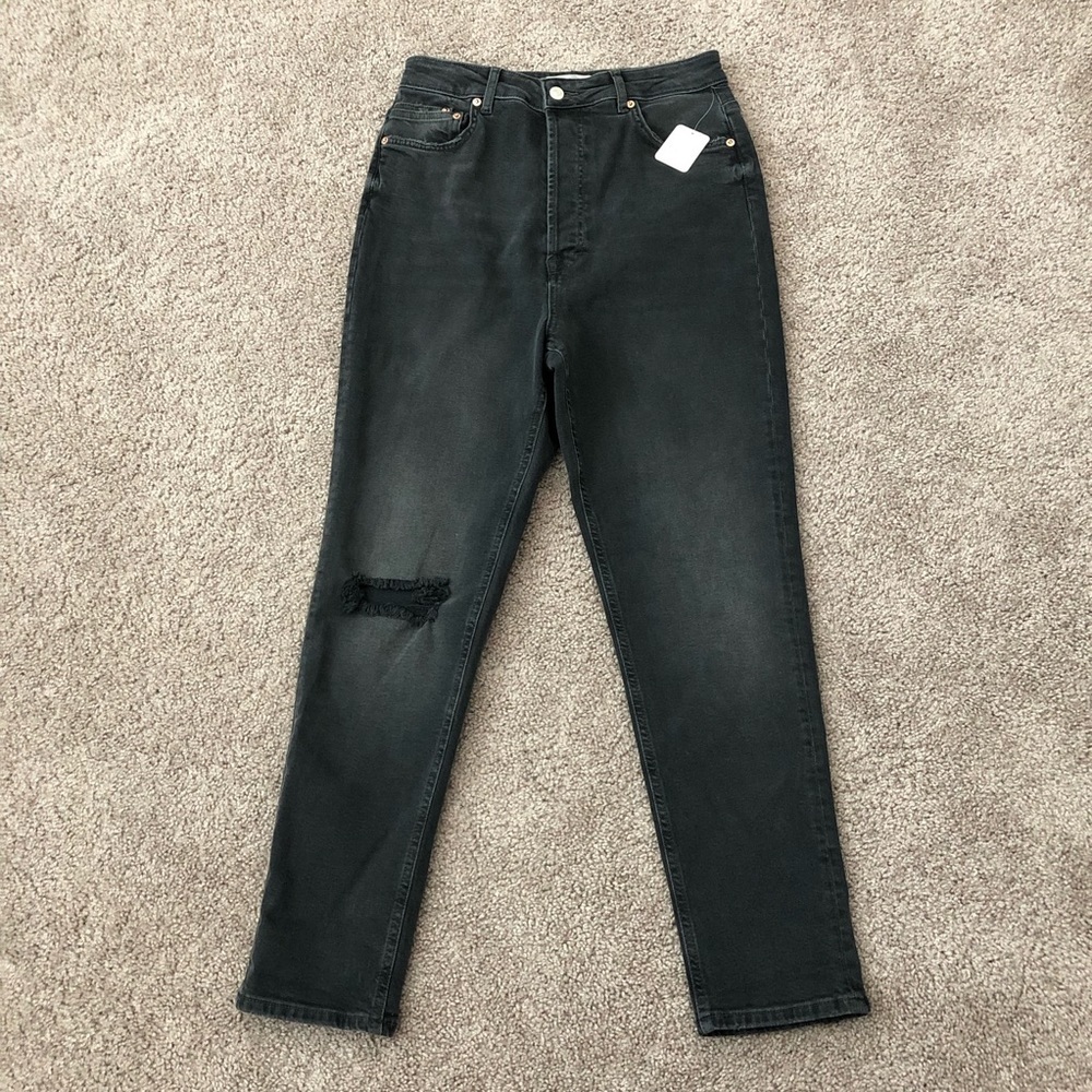 Free People We The Free Jeans Womens Size 30 High Rise Slim Leg Mom